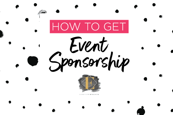 how to get event sponsorship