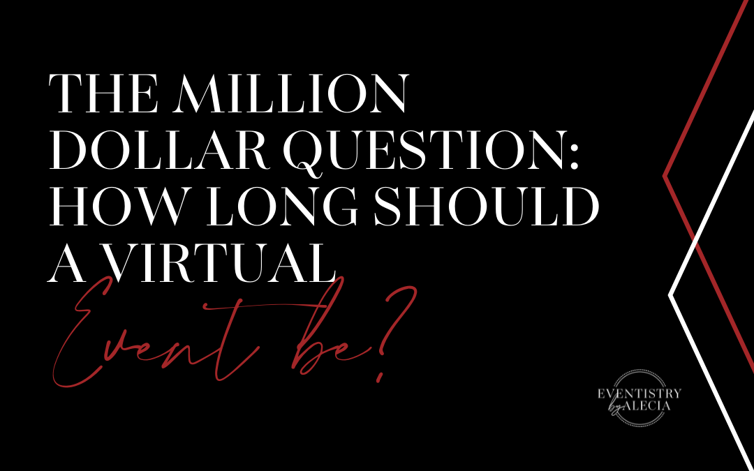 The Million Dollar Question: How Long Should a Virtual Event Be?