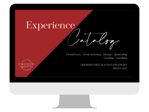Experience Catalogue Eventistry by Alecia